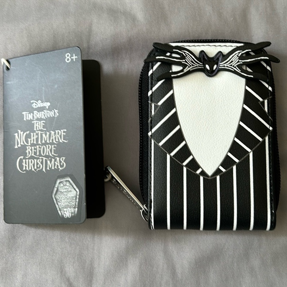 Loungefly Disney's Nightmare Before Christmas Accordion Zip Around Wallet NWT